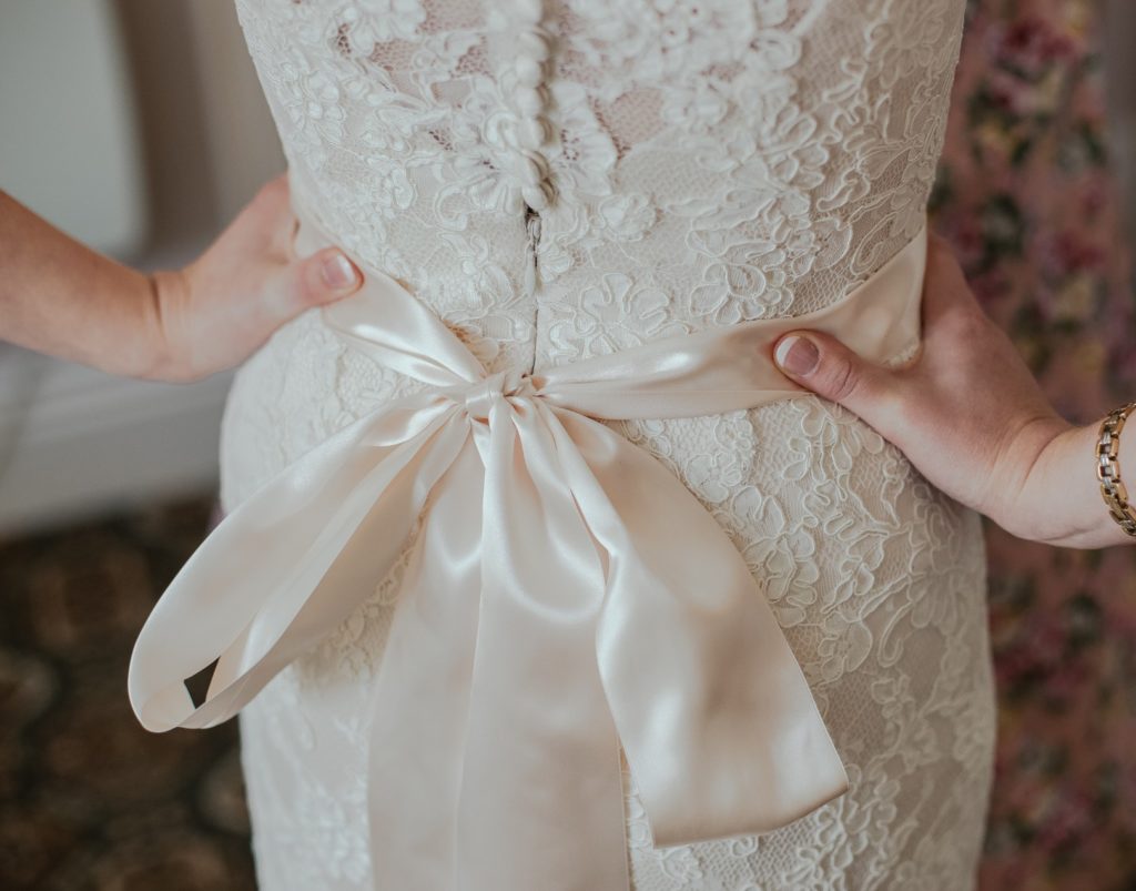 Mariage Robe de Mariee Details Noeud