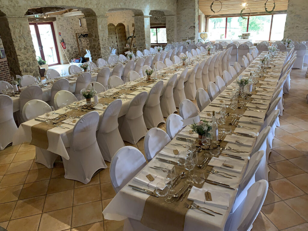 Mariage decoration table champetre