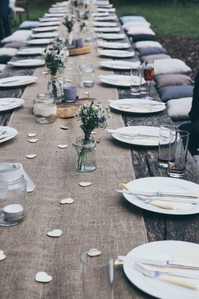 Petit mariage champêtre