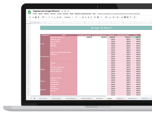 Dashboard Organisation complète